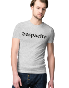DESPACITO - Biała - Koszulka z nadrukiem Męska