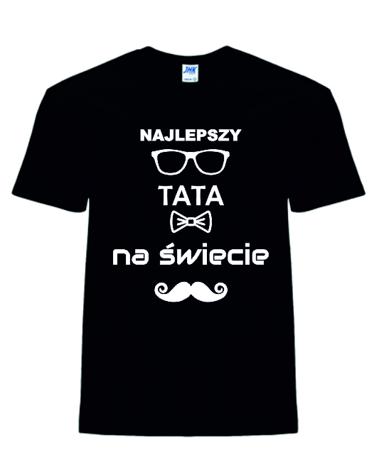 Najlepszy tata na świecie - męska koszulka z nadrukiem 