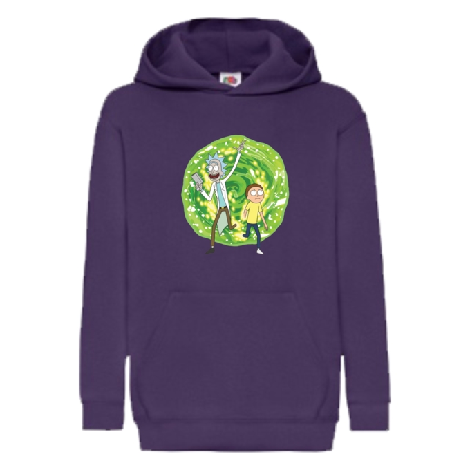 RICK&MORTY- FIOLET - Bluza z nadrukiem dziecięca