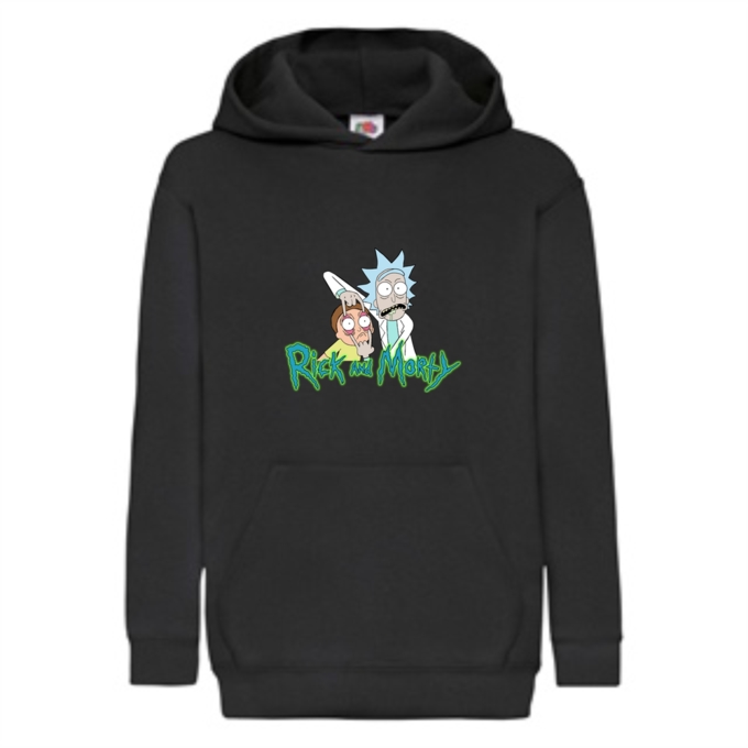 RICK&MORTY- CZARNA - Bluza z nadrukiem dziecięca